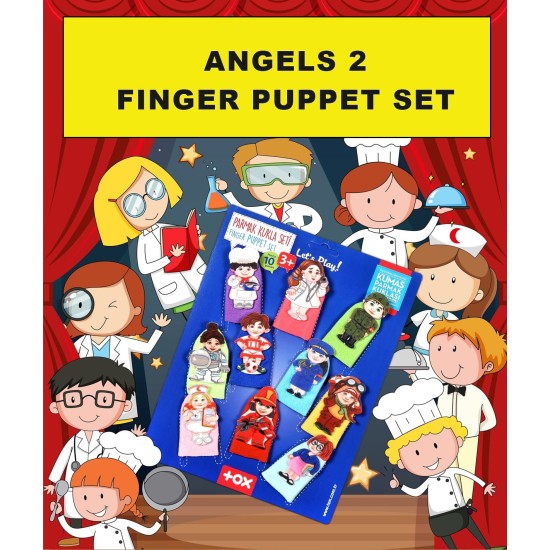 Finger Puppets 10 Pieces for Homeschooling and Preschool Education of Toddlers and Pre-K Children