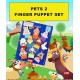 Finger Puppets 10 Pieces for Homeschooling and Preschool Education of Toddlers and Pre-K Children