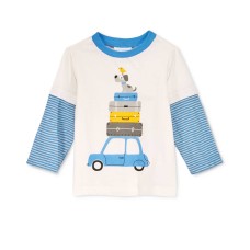 First Impressions 24M Layered-Look Graphic-Print T-Shirt, Baby Boys – White (24 Months)