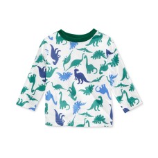 First Impressions Baby Boys DinovLong-Sleeve Graphic-Print T-Shirts