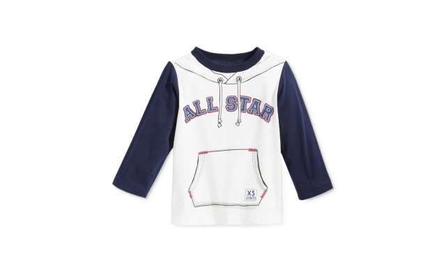  Baby Boys’ Long-Sleeve All Star Graphic-Print T-Shirts