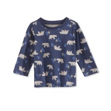 First Impressions Baby Boys’ Long-Sleeve Bear Graphic-Print T-Shirts