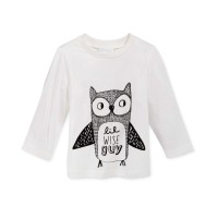 First Impressions Baby Boys’ Long-Sleeve Graphic-Print T-Shirt lil wise guy xx Months  – White