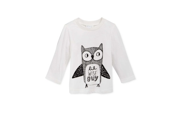  Baby Boys’ Long-Sleeve Graphic-Print T-Shirt lil wise guy xx Months  – White