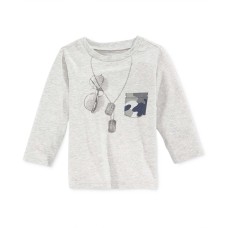 First Impressions Baby Boys’ Long-Sleeve Graphic-Print T-Shirts
