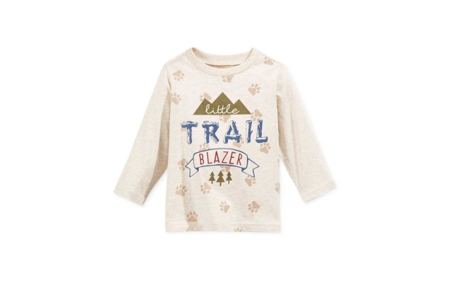  Baby Boys Long-Sleeve Graphic-Print T-Shirts