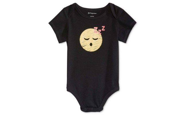  Baby Boys Nap Emoji Bodysuits