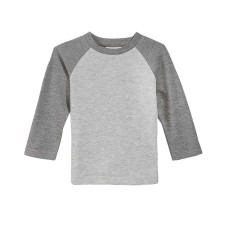 First Impressions Baby Boy's’Raglan-Sleeve Grey Thermal Tops