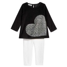 First Impressions Baby Girls’ 2-Pc. Heart Tunic & Leggings Sets