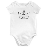 First Impressions Baby Girls If The Crown Fits Bodysuits