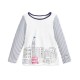  Baby Girls Long-Sleeve Graphic-Print T-Shirt Tops