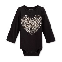 First Impressions Baby Girls Long-Sleeve Love Bodysuits