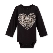 First Impressions Baby Girls Long-Sleeve Love Bodysuits
