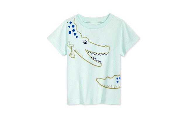 Baby Boys Alligator Graphic-Print Cotton T-Shirts