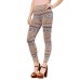  Women’s Geo-Print Stripe Seamless Leggings