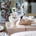  49-794 Wintry Woods 2-Piece Set, Footed Bowl with Spreader