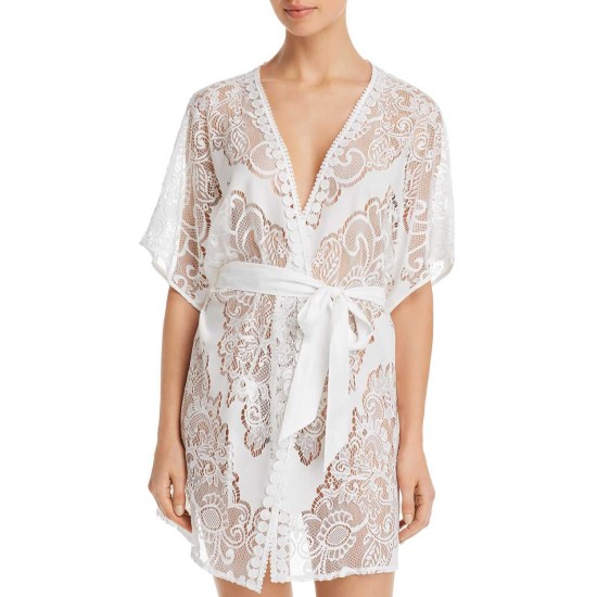  Millie Lace Robe (Large, Natural)
