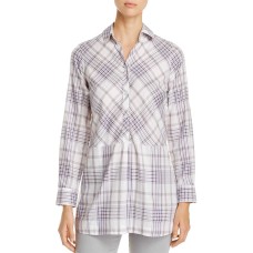 Foxcroft Women's Maddy Winter Plaid Tunic Tops