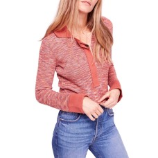 Free People Woman’s Making Memories Henley (Terracottta, M)