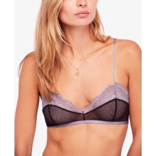 Free People Woman’s Olivia Bralette (Charcoal, L)
