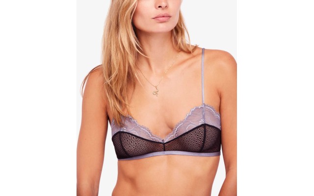  Woman’s Olivia Bralette (Charcoal, L)