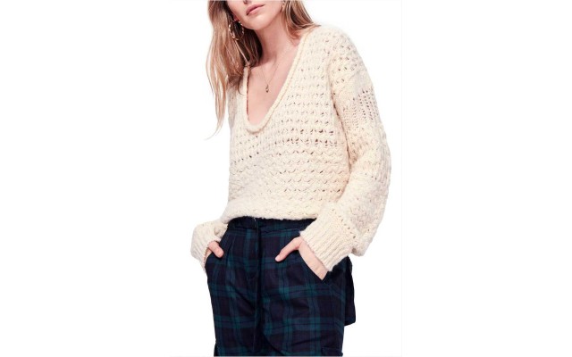  Women's Crashing Waves Pullover Blouse Sweater Tops