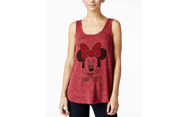  Juniors’ Disney Minnie Mouse Graphic Tank Tops