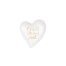 Fringe Studio Soul Mini Heart Tray (White)