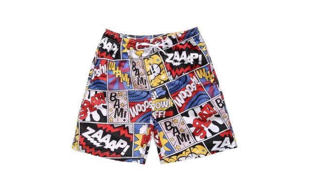 Funny Summer Swim Trunks for Kids, Quick Dry Swim Shorts for Boys and Girls, Bathing Suits, Swimwear, Swim Shorts with Various Colors & Designs, Quick Dry Nylon Shorts