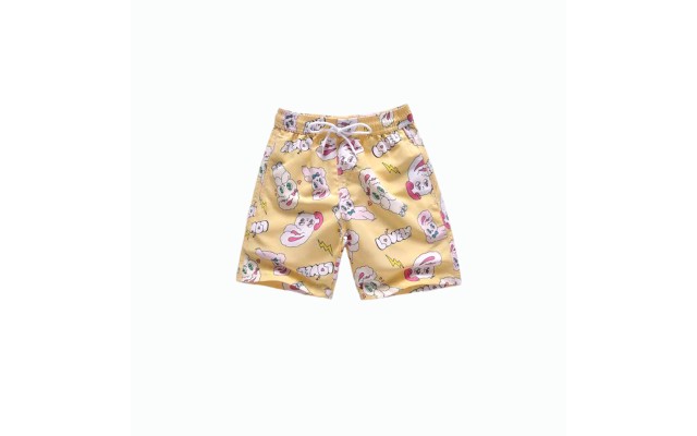 Funny Summer Swim Trunks for Kids, Quick Dry Swim Shorts for Boys and Girls, Bathing Suits, Swimwear, Swim Shorts with Various Colors & Designs, Quick Dry Nylon Shorts