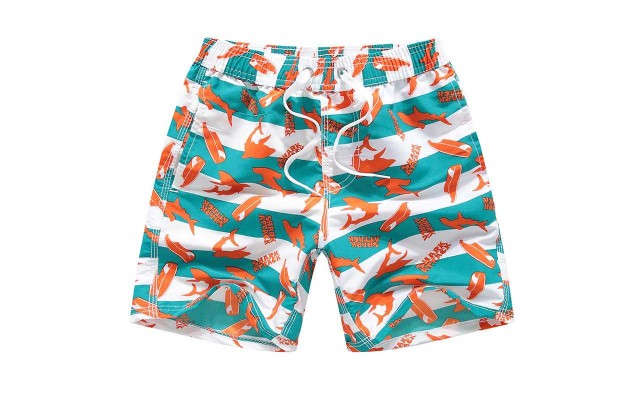 Funny Summer Swim Trunks for Kids, Quick Dry Swim Shorts for Boys and Girls, Bathing Suits, Swimwear, Swim Shorts with Various Colors & Designs, Quick Dry Nylon Shorts