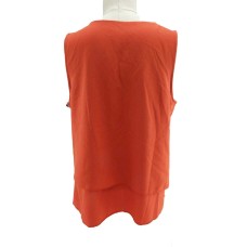 Fylo Women Flowy Top (Tangerine, M)