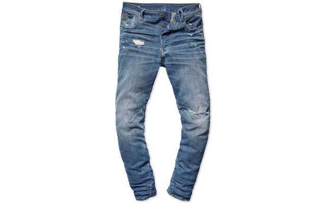  Men’s Arc 3D Relaxed Tapered Jeans (Blue,32×32)