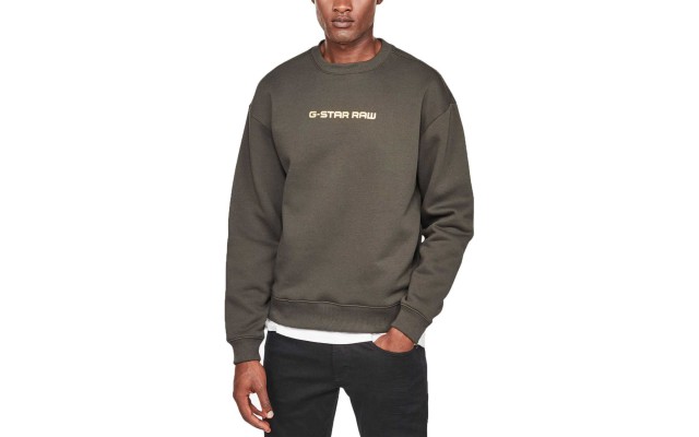  Men’s Logo Sweatshirt (Gray, XXS)