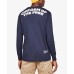  Men’s Long-Sleeve Uniform of the Free Pocket T-Shirt (Navy, Large)