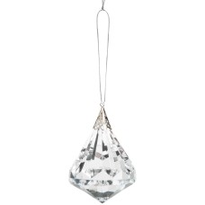 Ganz Kissing Krystal Jewel Shaped Ornament