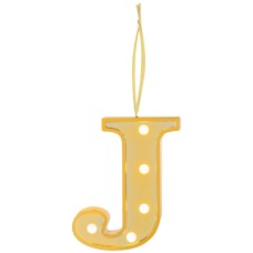 Ganz Led Light Up Marquee Initial Ornaments Letters