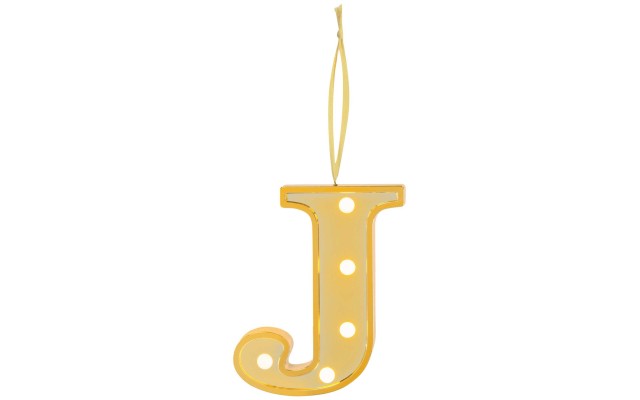  Led Light Up Marquee Initial Ornaments Letters
