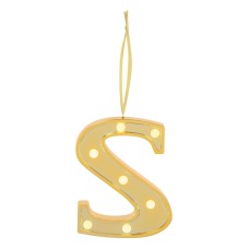 Ganz Led Light Up Marquee Initial Ornaments Letters
