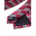  Men’s Priceless Stripe Tie, Red, One Size