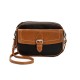  Women’s Leather Convertible Belt Bag (Black)