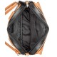  Women’s Leather Convertible Belt Bag (Black)