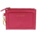  Womens Faux Leather Keychain Coin Pouch Pink O/S