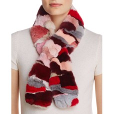 Giorgio Salvini Barcello Rabbit Fur Scarf (Multicolor)