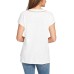  Ladies’ Women's V-Neck Embroidered Blouse T-Shirt Tops