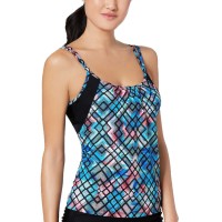 Go by Gossip Women's Layered Top Swimsuit