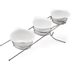 Godinger Natura 3 Tier Bowl Server