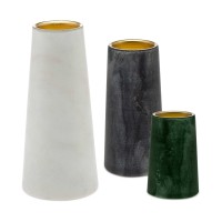 Godinger Silver Art S/3 Marble Votive Holders