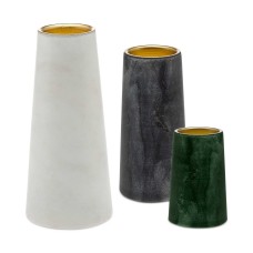 Godinger Silver Art S/3 Marble Votive Holders