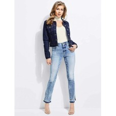 Guess Holly Cutout O-Ring Turtleneck (Whisper White, XL)